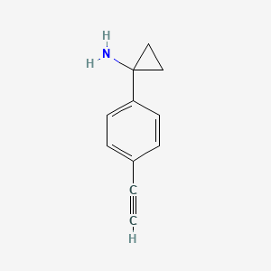1-(4-Ethynylphenyl)cyclopropan-1-amine