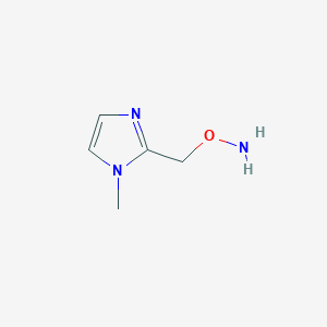 O-((1-Methyl-1H-imidazol-2-yl)methyl)hydroxylamine