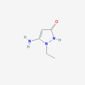 5-Amino-1-ethyl-1,2-dihydropyrazol-3-one