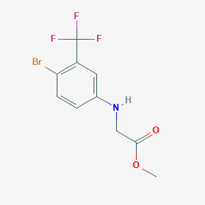 Methyl 2-{[4-bromo-3-(trifluoromethyl)phenyl]amino}acetate