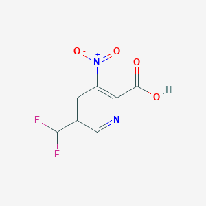 5-Difluoromethyl-3-nitro-pyridine-2-carboxylic acid