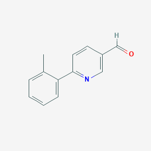 6-(2-Methylphenyl)pyridine-3-carbaldehyde