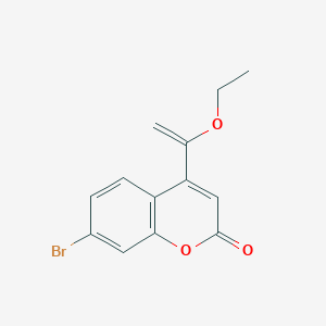 7-bromo-4-(1-ethoxyvinyl)-2H-chromen-2-one