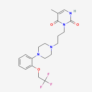 molecular formula C20H25F3N4O3 B8567059 RS-100329 