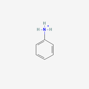 molecular formula C6H8N+ B8567235 Phenylazanium CAS No. 65756-50-5