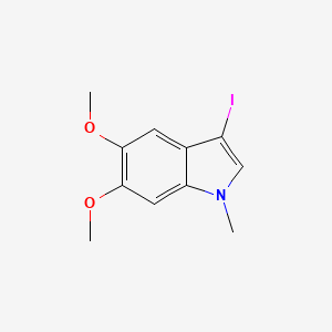 3-iodo-5,6-dimethoxy-1-methyl-1H-indole