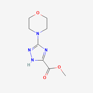 methyl 5-morpholino-4H-1,2,4-triazole-3-carboxylate