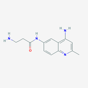 3-Amino-N-(4-amino-2-methyl-quinolin-6-yl)-propionamide