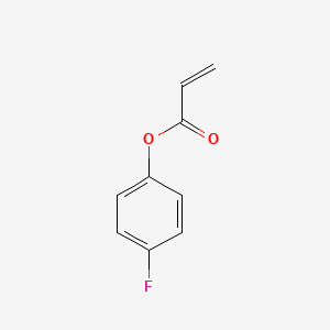 molecular formula C9H7FO2 B8567334 4-Fluorophenyl acrylate CAS No. 50663-22-4