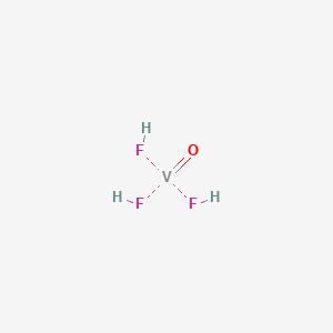 molecular formula F3OV<br>F3H3OV B085676 Trifluorooxovanadium CAS No. 13709-31-4