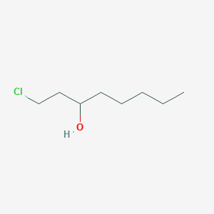molecular formula C8H17ClO B8567646 1-Chloro-3-octanol 