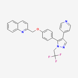molecular formula C26H19F3N4O B8567697 Pde10-IN-5 