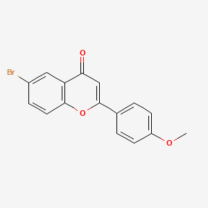 molecular formula C16H11BrO3 B8567705 6-Bromo-4'-methoxyflavone CAS No. 89112-86-7