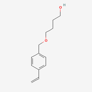 4-[(4-Ethenylphenyl)methoxy]butan-1-OL