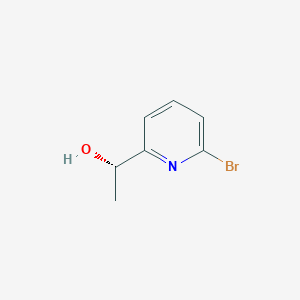molecular formula C7H8BrNO B8567815 (1S)-1-(6-Bromo-2-pyridyl)ethanol 