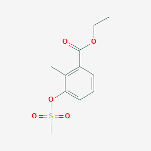 Ethyl 2-methyl-3-[(methylsulfonyl)oxy]benzoate