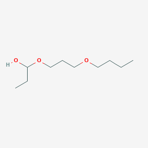 molecular formula C10-H22-O3 B085679 Propanol, 1(or 2)-(2-butoxymethylethoxy)- CAS No. 35884-42-5