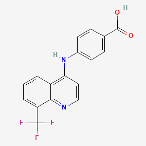 4-(8-Trifluoromethyl-4-quinolylamino)benzoic acid