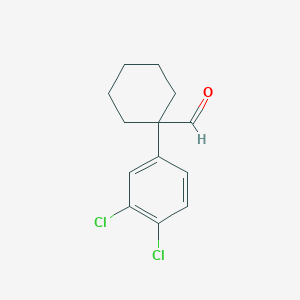 1-(3,4-Dichlorophenyl)cyclohexanecarbaldehyde