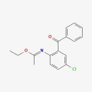 Ethyl (1E)-N-(2-benzoyl-4-chlorophenyl)ethanimidate