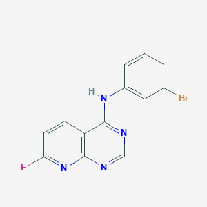N-(3-bromophenyl)-7-fluoropyrido[2,3-d]pyrimidin-4-amine