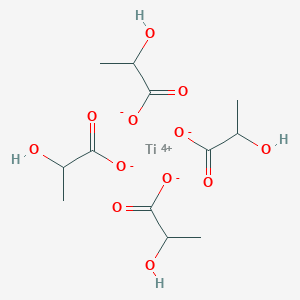 molecular formula C12H20O12Ti B085681 Titanium lactate CAS No. 14814-02-9