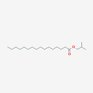 molecular formula C20H40O2 B085682 异丁基棕榈酸酯 CAS No. 110-34-9