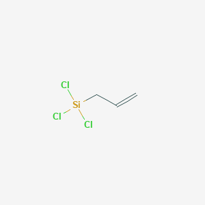 molecular formula C3H5Cl3Si B085684 Allyltrichlorosilane CAS No. 107-37-9