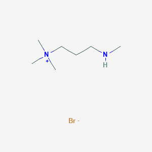 molecular formula C7H19BrN2 B8568459 N,N,N-Trimethyl-3-(methylamino)propan-1-aminium bromide CAS No. 61435-09-4