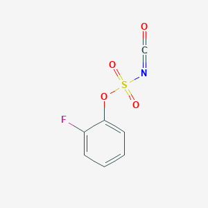 molecular formula C7H4FNO4S B8568899 2-Fluorophenoxysulfonyl isocyanate CAS No. 73748-38-6