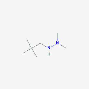 molecular formula C7H18N2 B8568956 Dimethylaminoneopentyl amine 