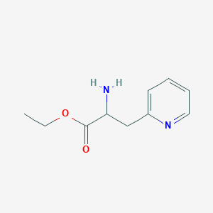 molecular formula C10H14N2O2 B008569 Ethyl 2-amino-3-(pyridin-2-yl)propanoate CAS No. 103394-76-9