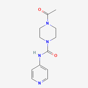 1-Acetyl-4-(4-pyridylaminocarbonyl)piperazine