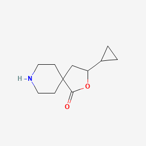 3-Cyclopropyl-2-oxa-8-azaspiro[4.5]decan-1-one