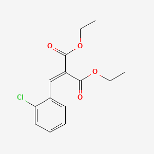 Propanedioic acid, [(2-chlorophenyl)methylene]-, diethyl ester