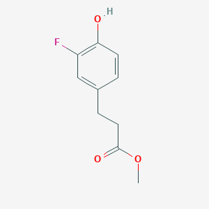 molecular formula C10H11FO3 B8569173 methyl 3-(3-fluoro-4-hydroxyphenyl)propanoate 