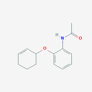 N-[2-(2-cyclohexen-1-yloxy)phenyl]acetamide