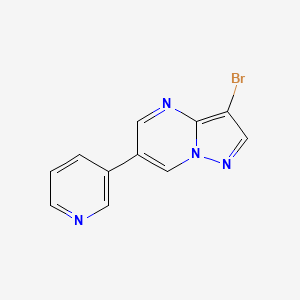 3-Bromo-6-pyridin-3-ylpyrazolo[1,5-a]pyrimidine
