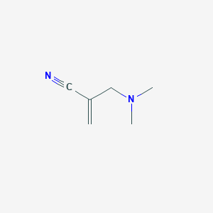 molecular formula C6H10N2 B8569356 2-Dimethylaminomethylacrylonitrile 