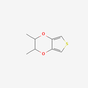 molecular formula C8H10O2S B8569386 2,3-Dimethyl-2,3-dihydrothieno[3,4-b][1,4]dioxine CAS No. 399509-72-9