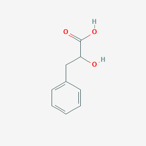 molecular formula C9H10O3 B085694 DL-3-Phenyllactic acid CAS No. 156-05-8