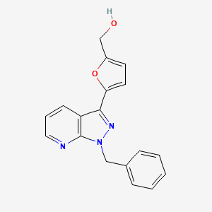 [5-(1-Benzyl-1H-pyrazolo[3,4-b]pyridin-3-yl)furan-2-yl]methanol