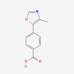 4-(4-Methyl-oxazol-5-yl)-benzoic acid
