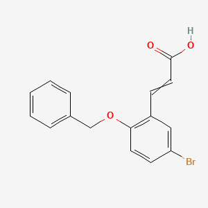 3-(2-Benzyloxy-5-bromophenyl)-acrylic acid