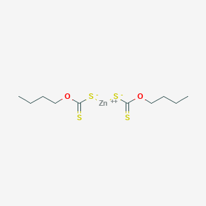 molecular formula C10H18O2S4Zn B085698 Zinc butylxanthate CAS No. 150-88-9
