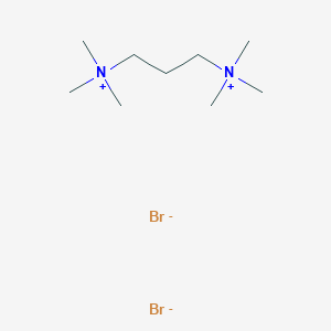molecular formula C9H24Br2N2 B085699 N,N,N,N',N',N'-Hexamethyl-1,3-propanediaminium dibromide CAS No. 13440-12-5