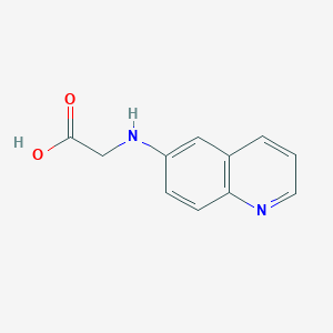 molecular formula C11H10N2O2 B8569940 N-(6-Quinolyl)glycine 