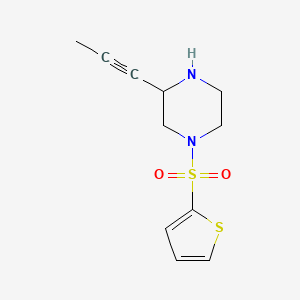 3-(1-Propyn-1-yl)-1-(2-thiophenylsulfonyl)piperazine