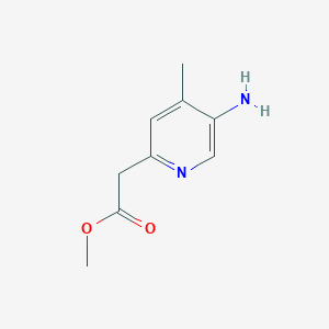 Methyl 5-amino-4-methylpyridine-2-acetate