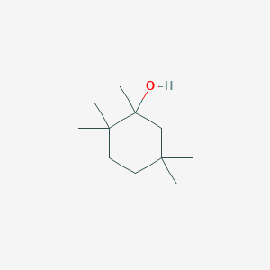 molecular formula C11H22O B8570112 1,2,2,5,5-Pentamethylcyclohexan-1-ol CAS No. 90103-39-2